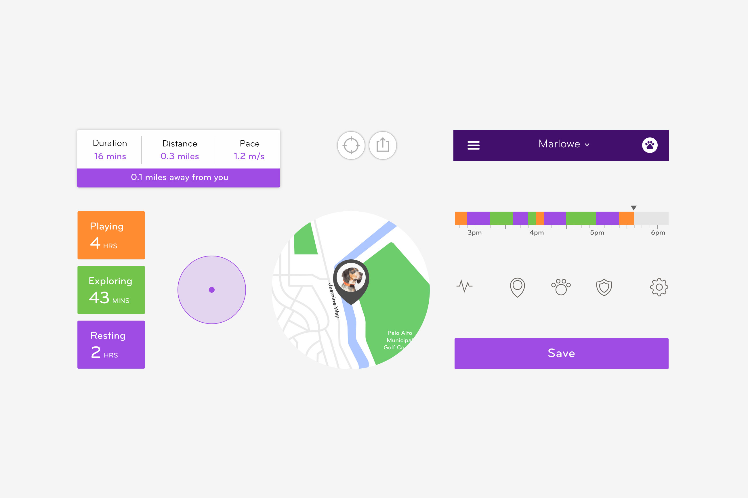 Pets，nuzzle，gps，