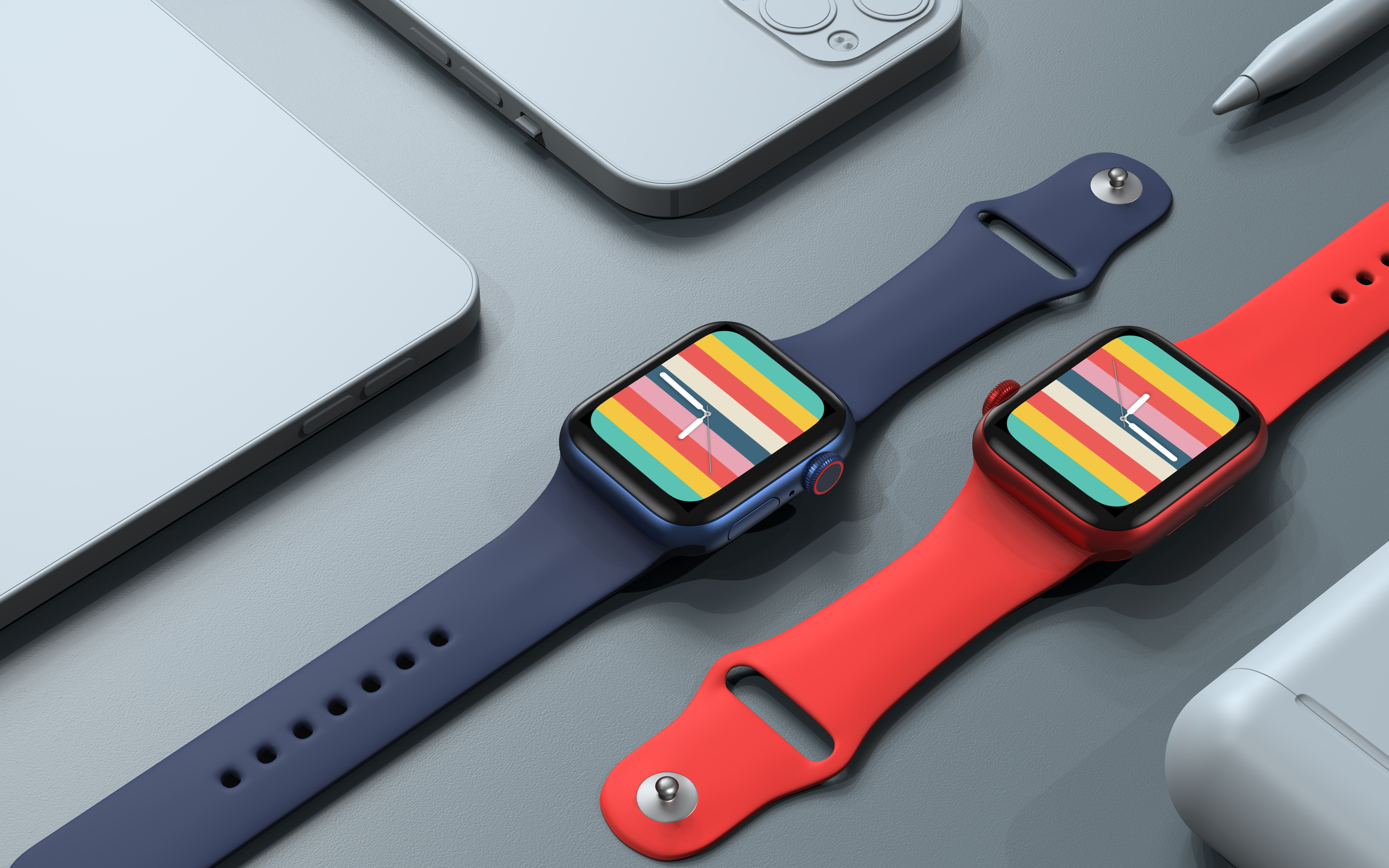 Intelligent Watch，Product rendering，