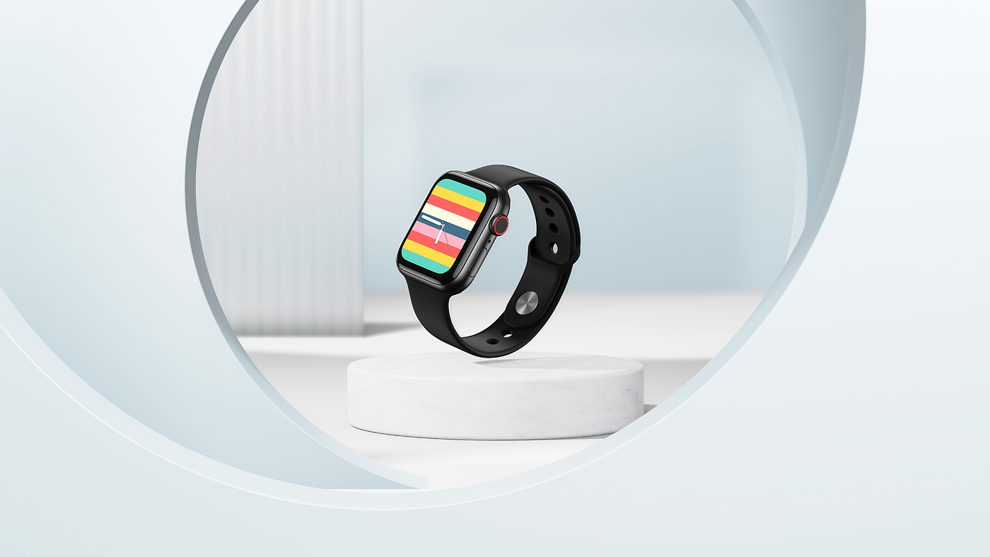 Intelligent Watch，Product rendering，