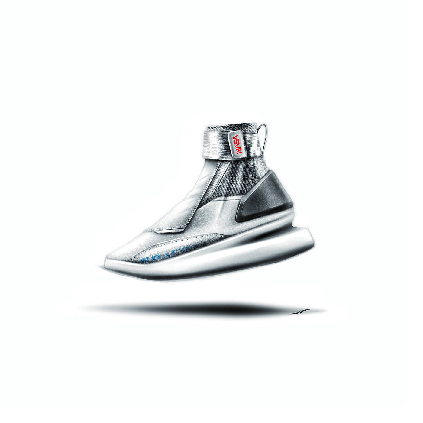 shoes，sneakers，Hand drawn，fashion，2d rendering，