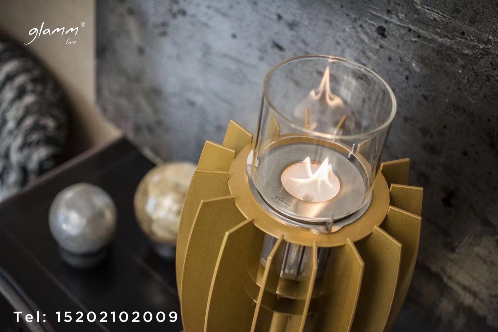 Alcohol fireplace; True fire fireplace; Imported furniture;，