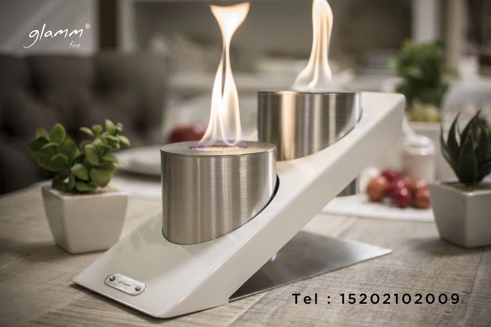 Alcohol fireplace; True fire fireplace; Imported furniture;，