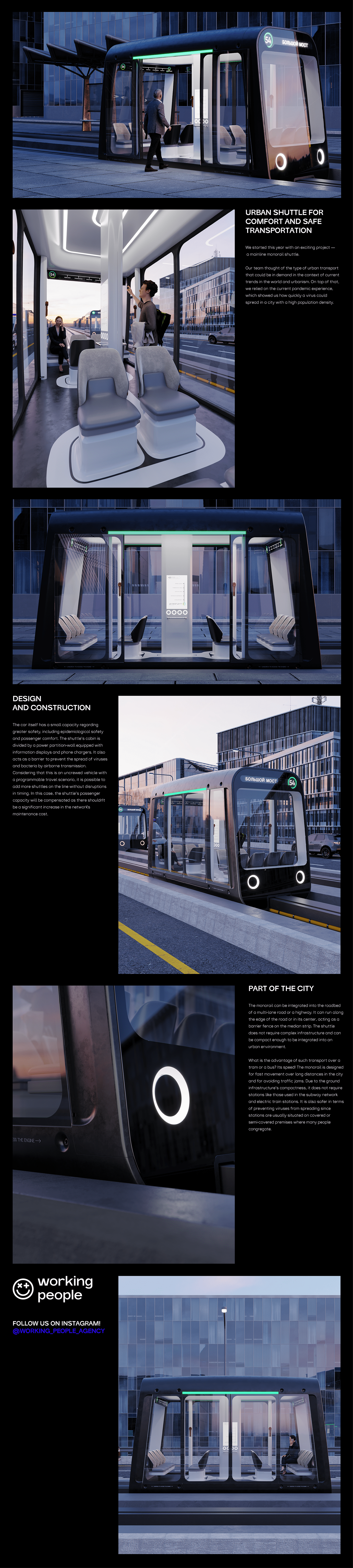 bus，Comfortable and safe，Trunk monorail shuttle，