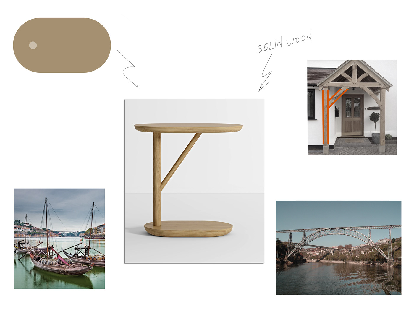 Porto，Table，Natural harmony，