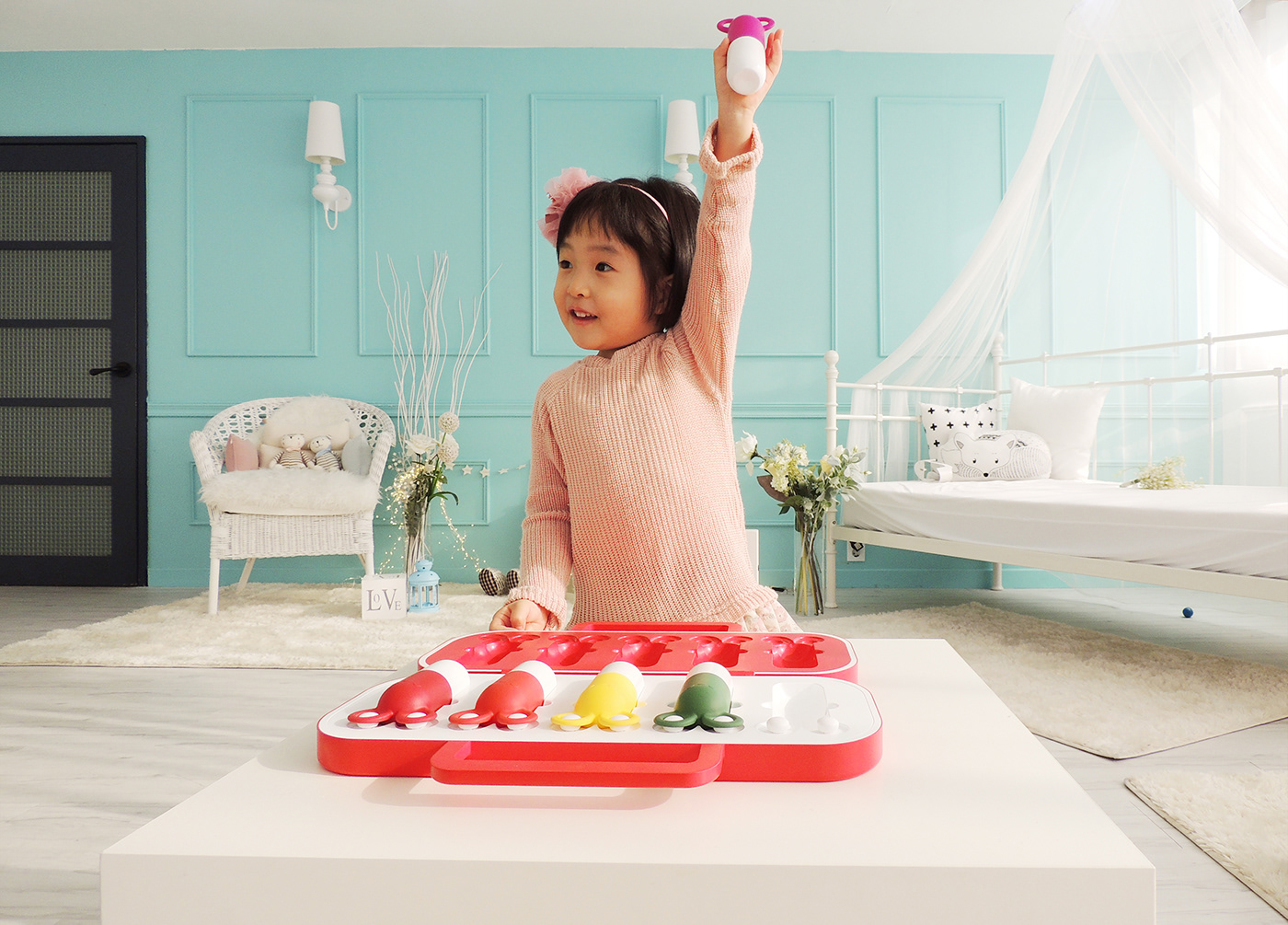 GREENARAE，children，paint brush，rubber，lovely，