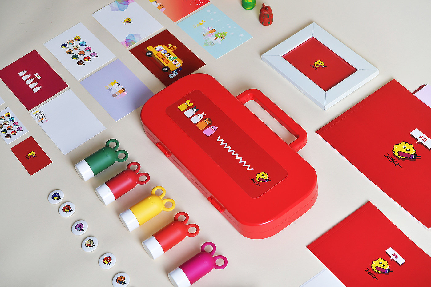 GREENARAE，children，paint brush，rubber，lovely，