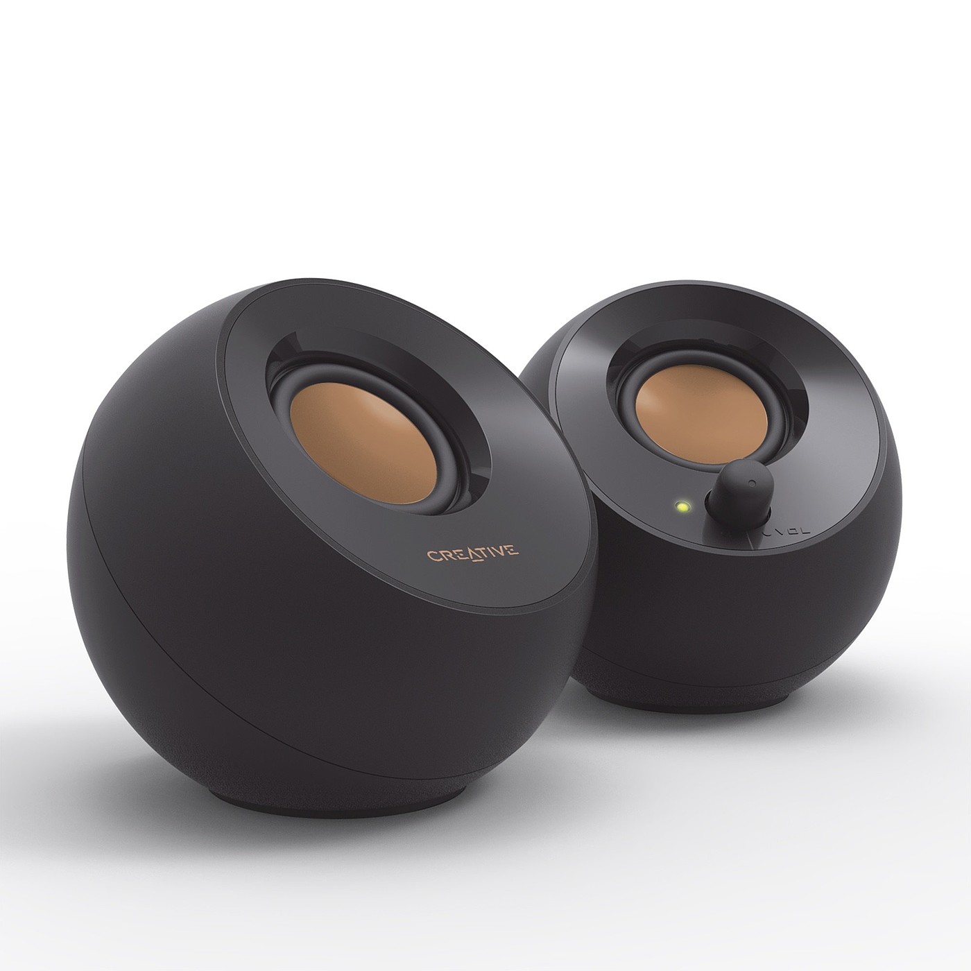 Desktop speaker，Creative Pebble，spherical，usb，