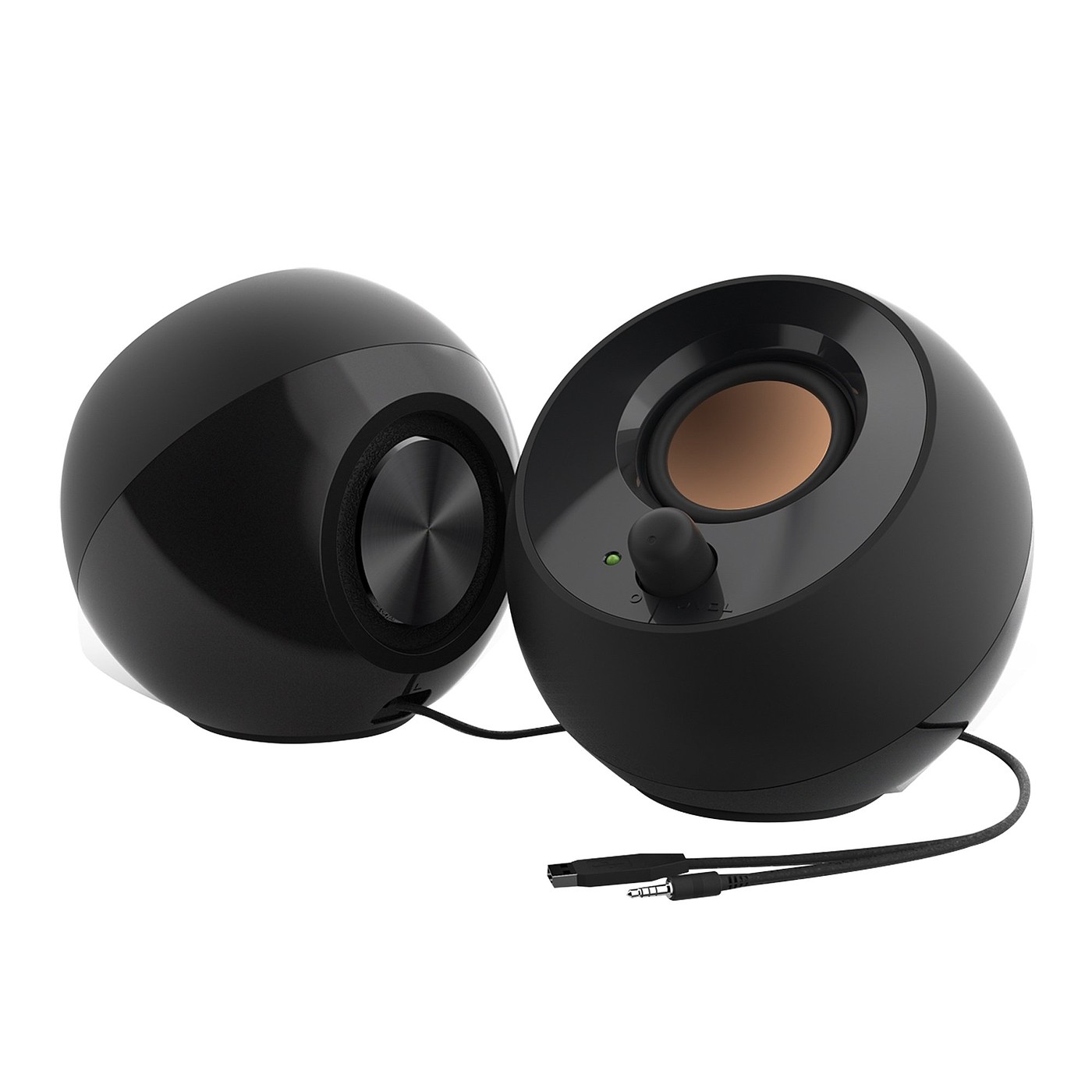 Desktop speaker，Creative Pebble，spherical，usb，