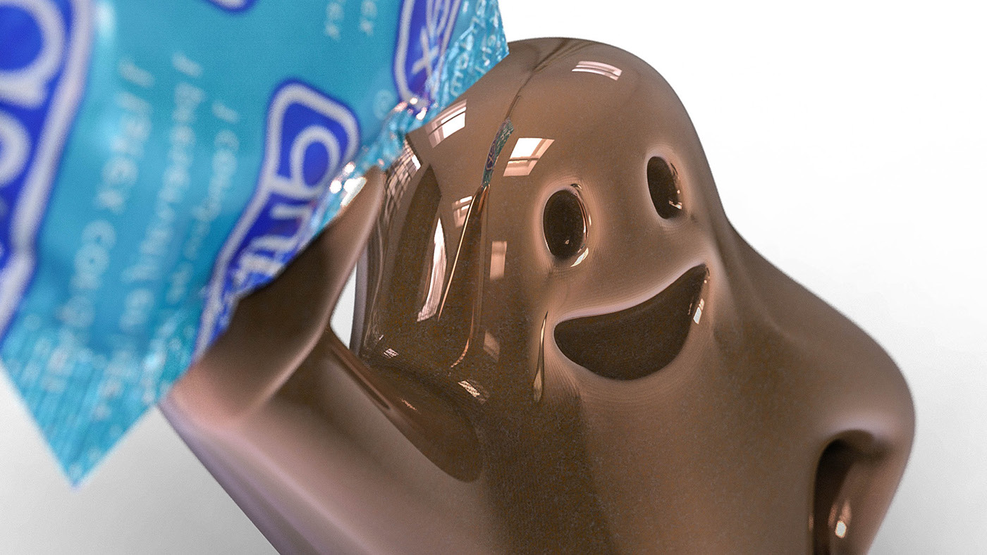 Character design，Sculpture，Ornaments，Condom Creatures，Condom，