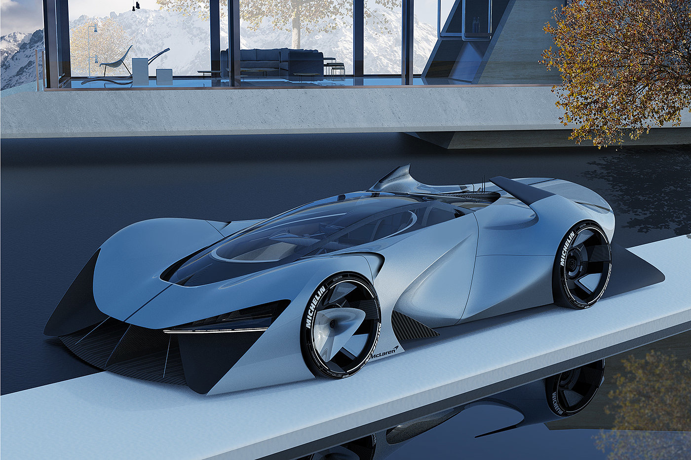 Super car，Automatic driving，mclaren，automobile，