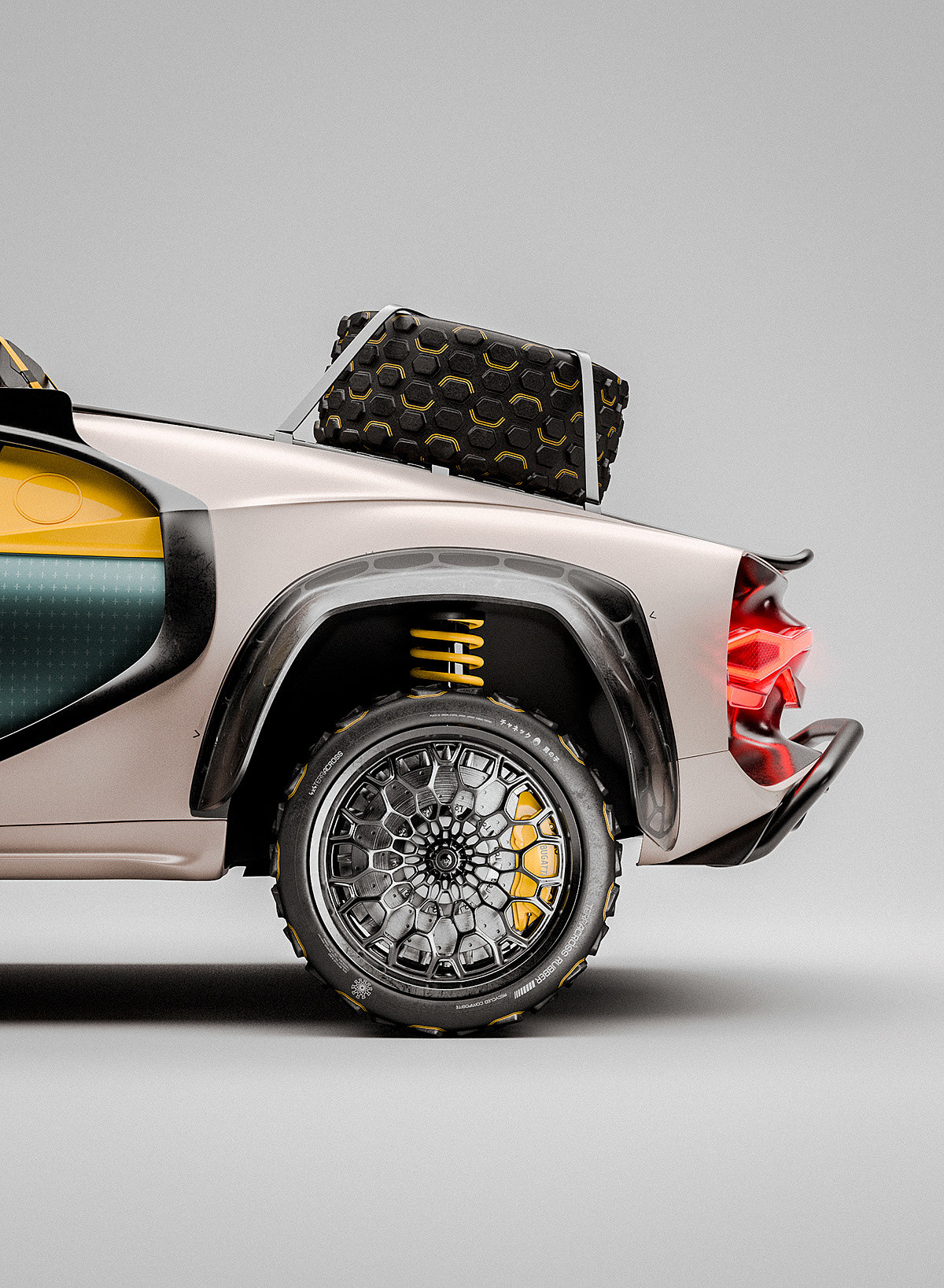 3D modeling，automobile，TERRACROSS Bugatt，Brand promotion，