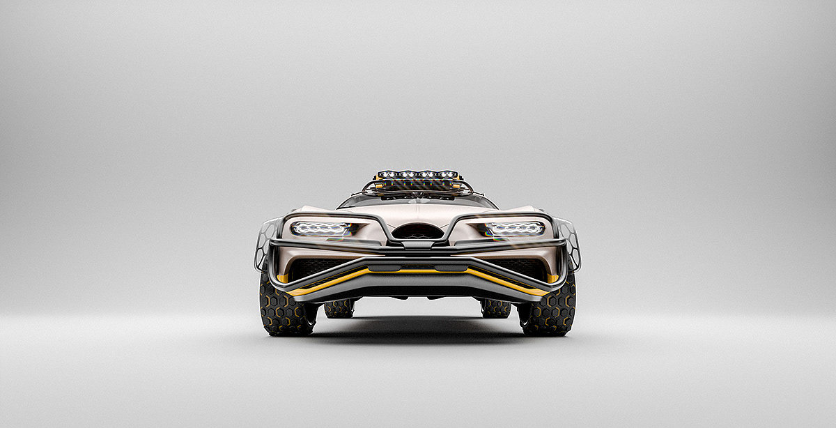 3D modeling，automobile，TERRACROSS Bugatt，Brand promotion，