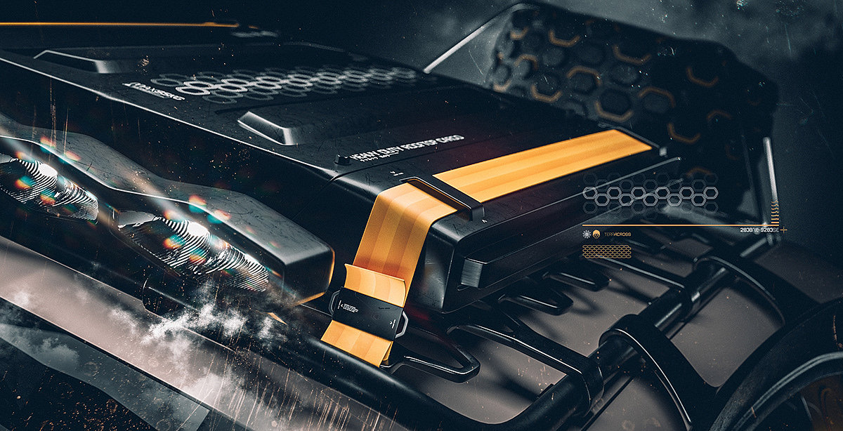 3D modeling，automobile，TERRACROSS Bugatt，Brand promotion，