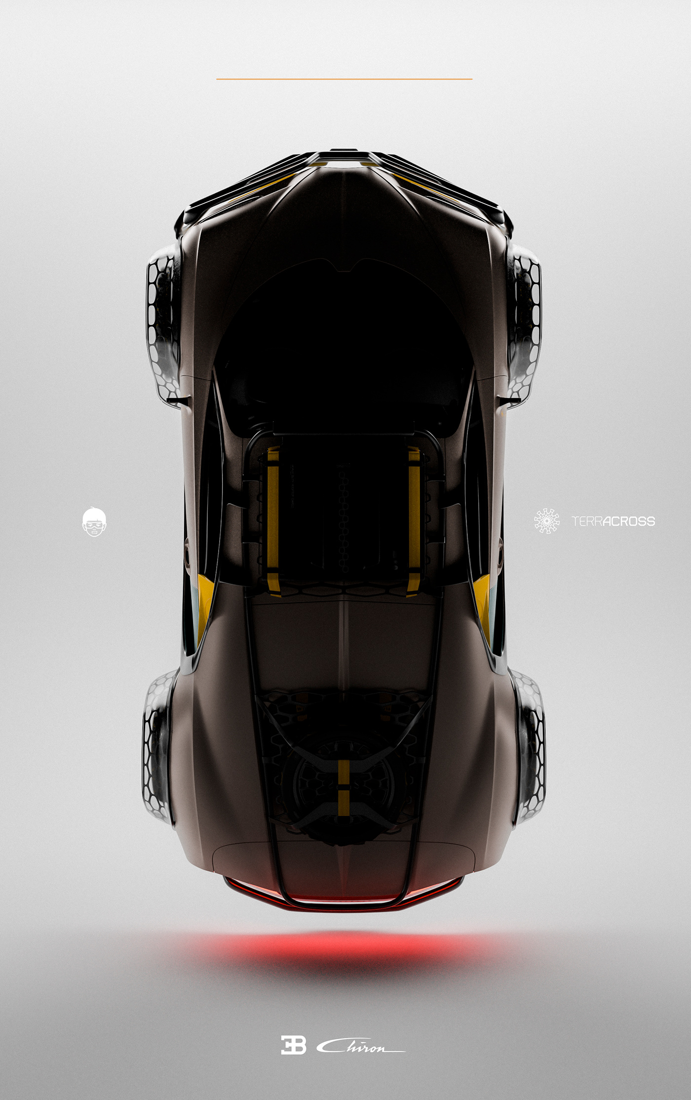 3D modeling，automobile，TERRACROSS Bugatt，Brand promotion，