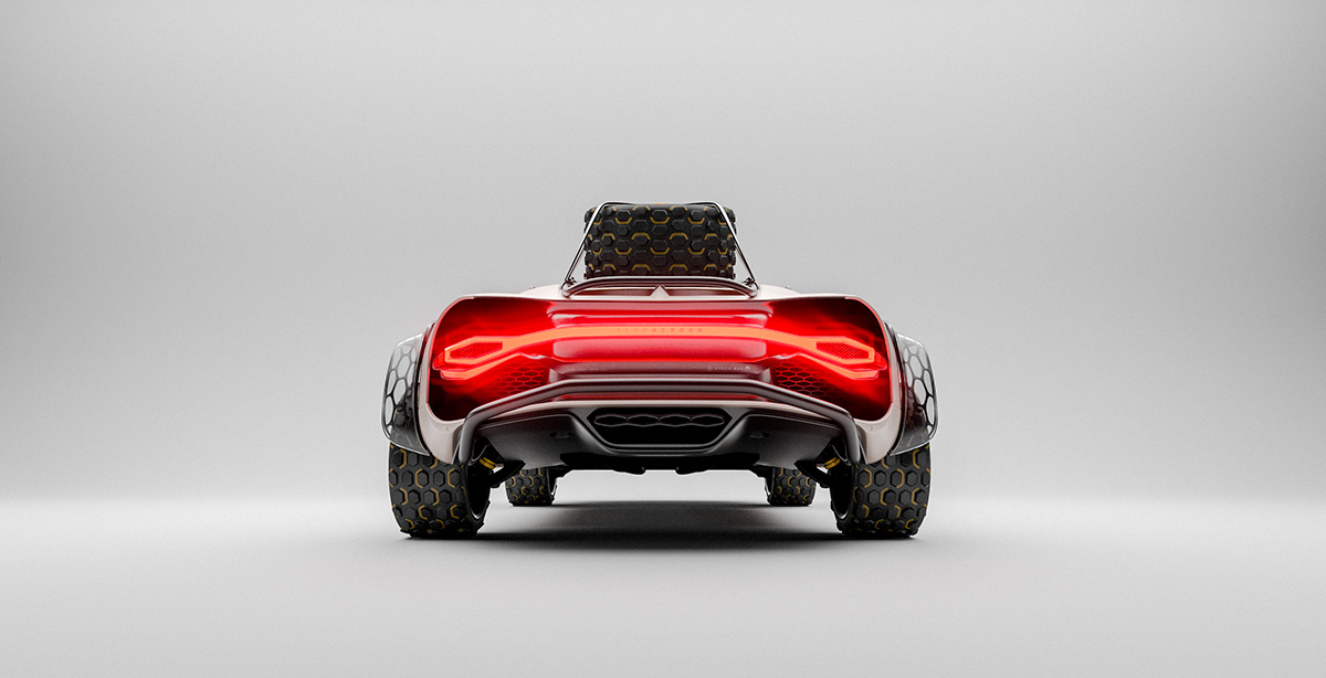 3D modeling，automobile，TERRACROSS Bugatt，Brand promotion，