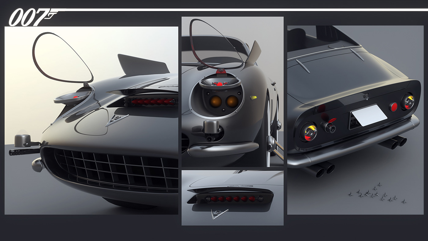 007 car，Ferrari，concept，