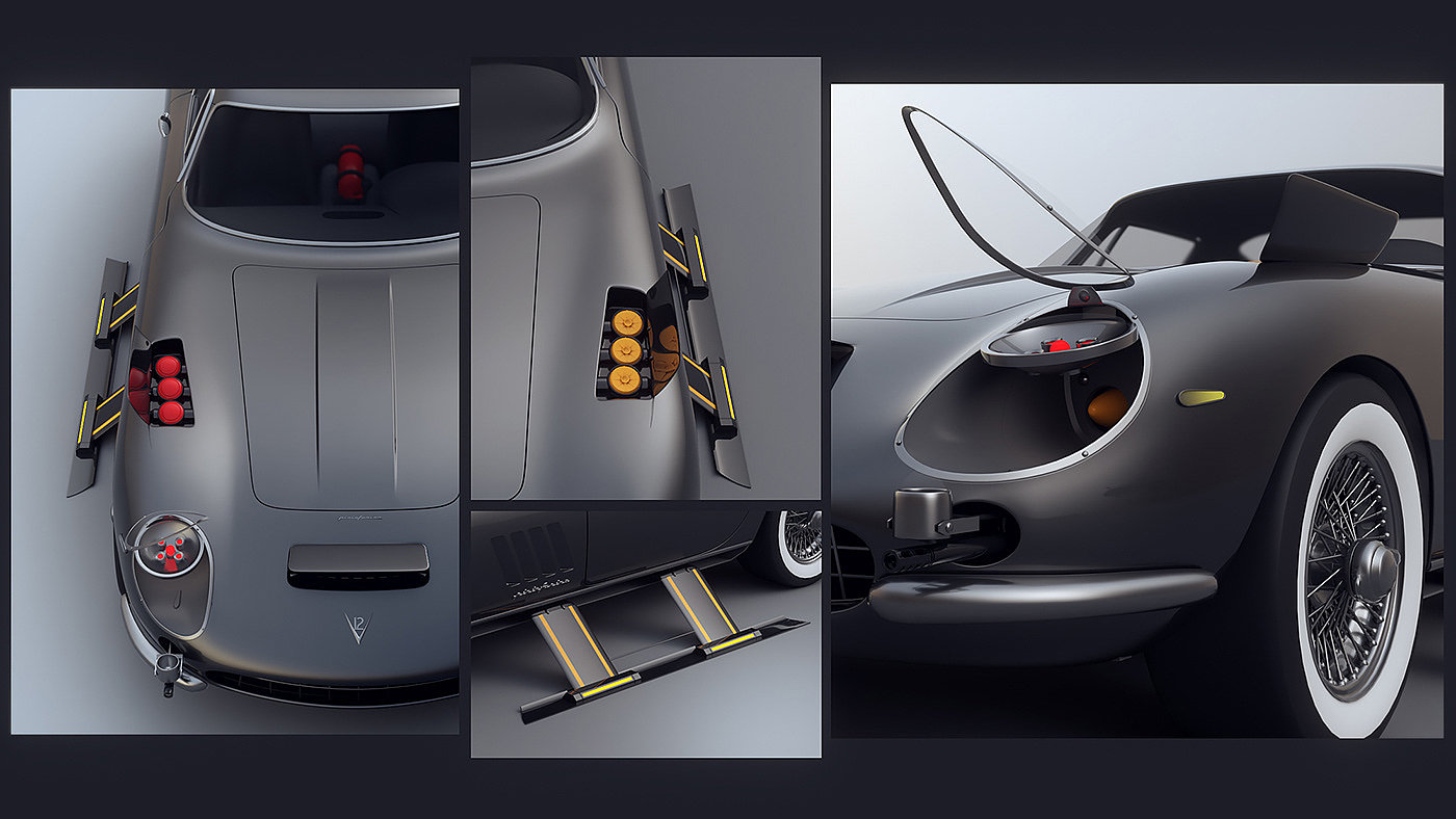 007 car，Ferrari，concept，