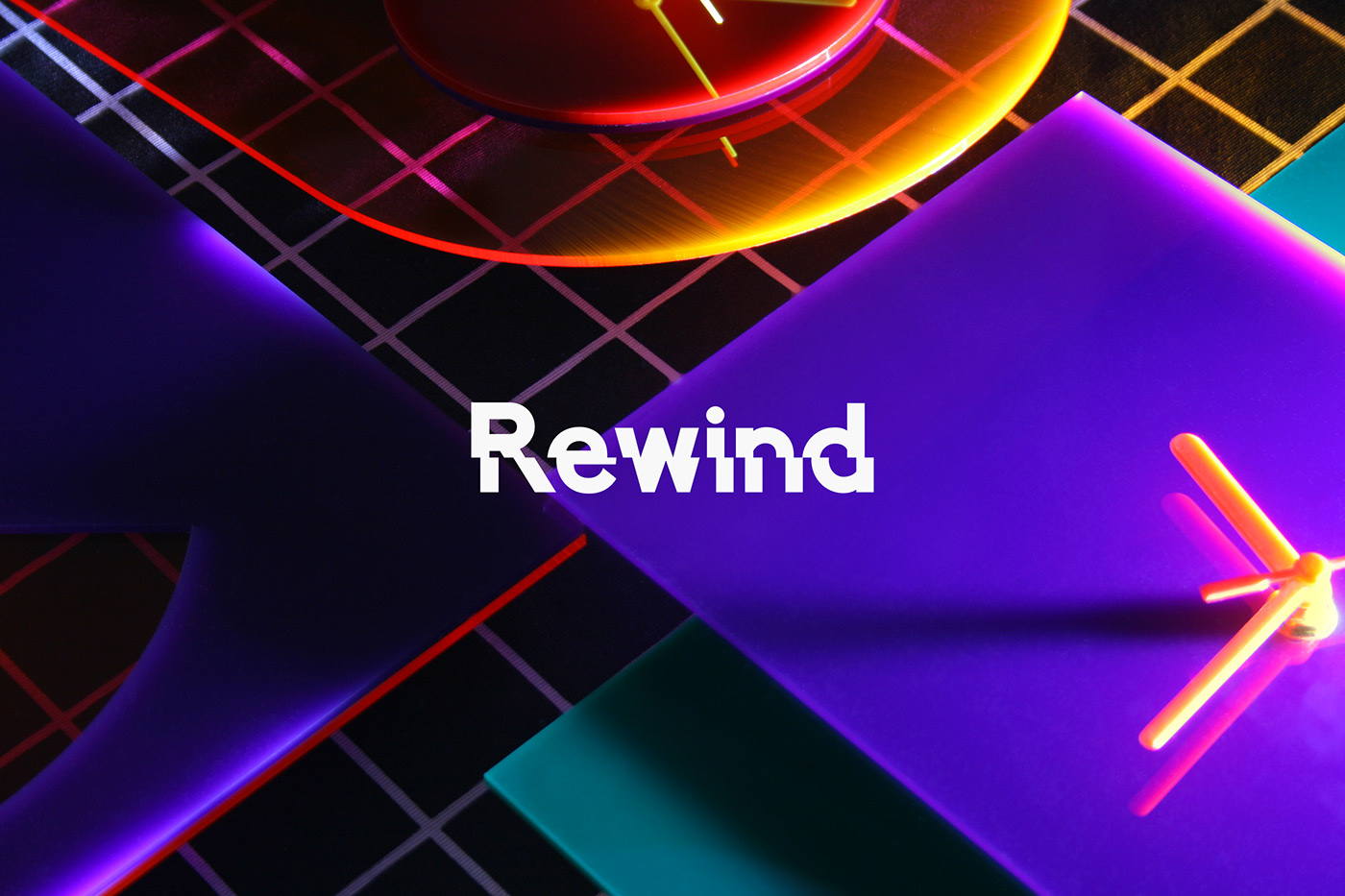 Retro，shape，Clock，colour，