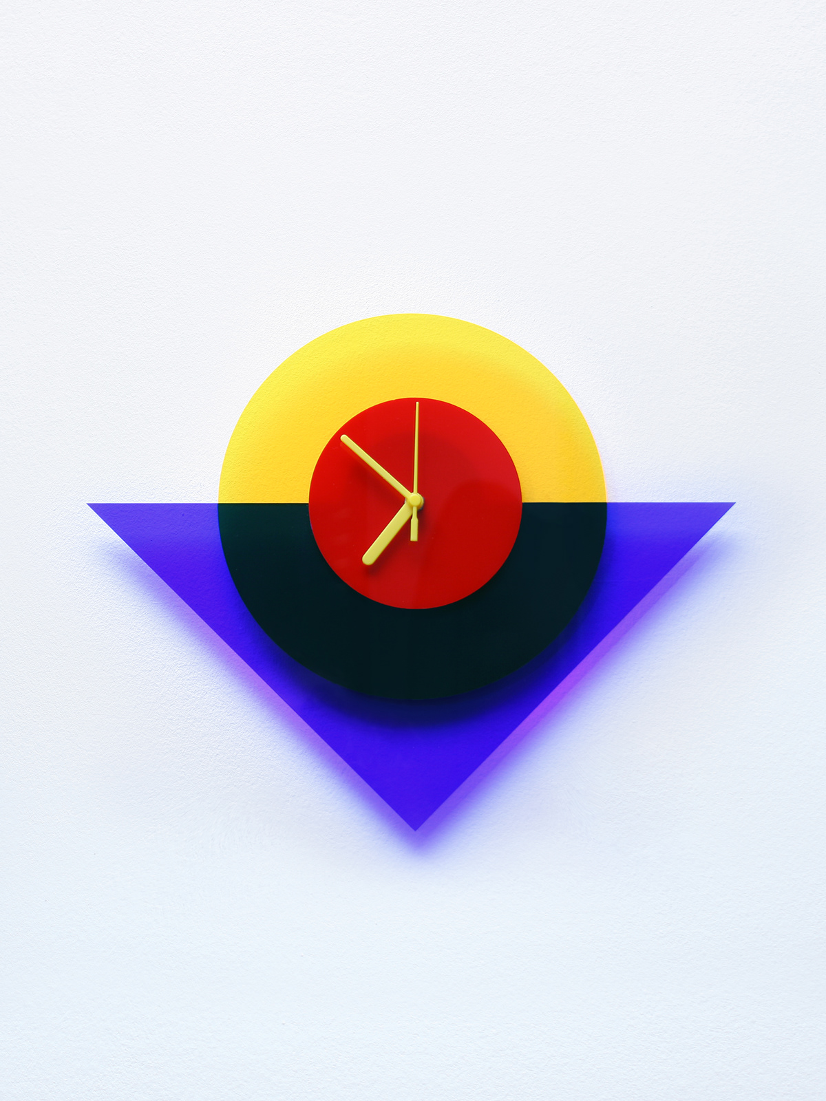 Retro，shape，Clock，colour，