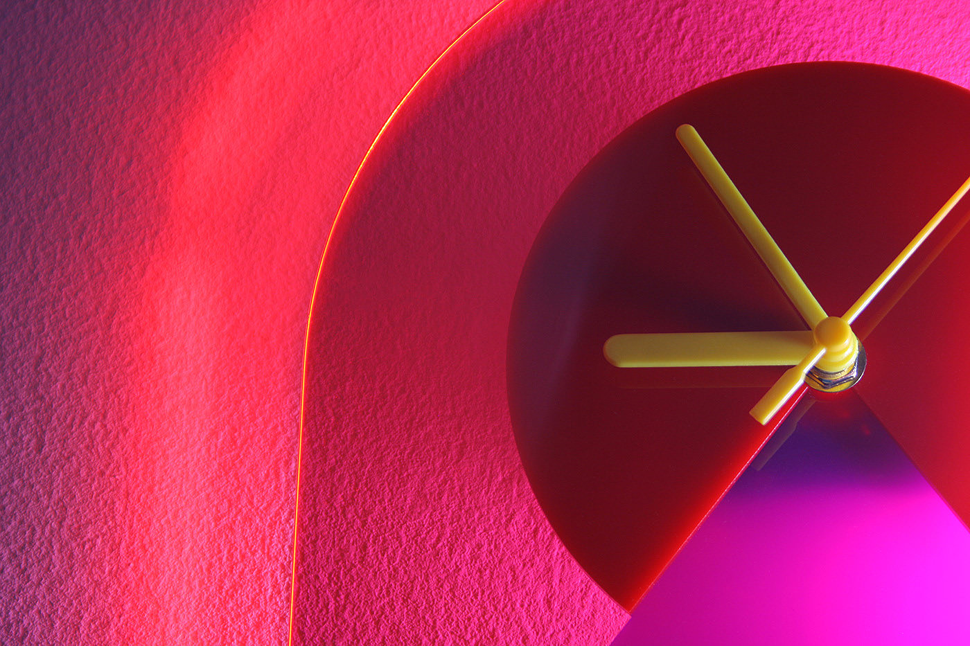 Retro，shape，Clock，colour，