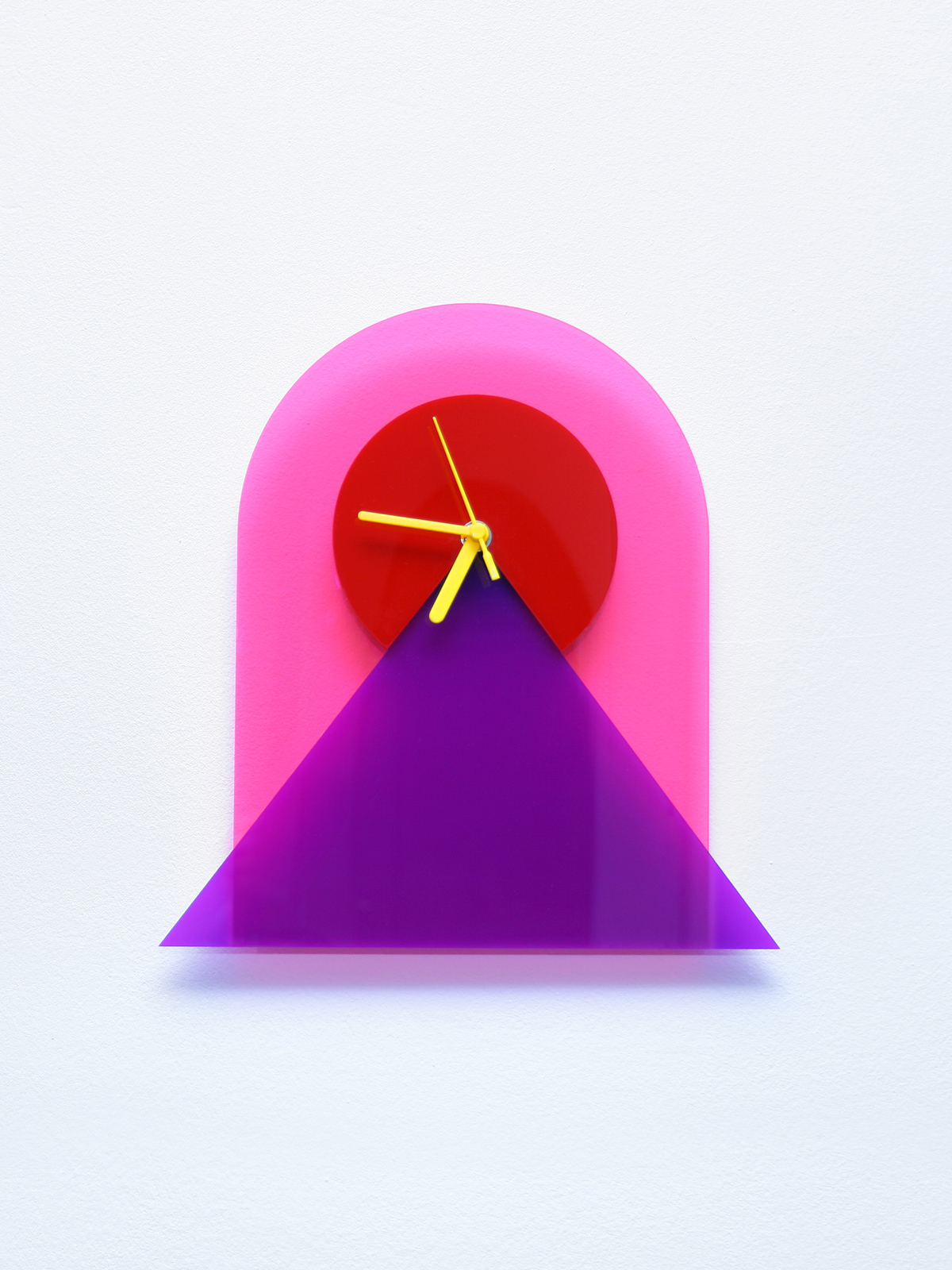 Retro，shape，Clock，colour，