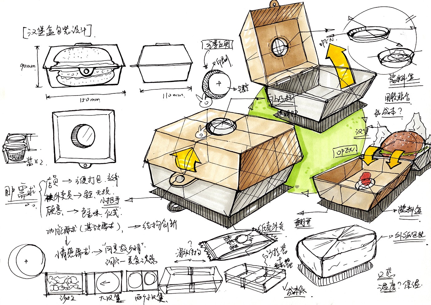 Hand drawn industrial product design，Postgraduate entrance examination for industrial product design，Hand drawn book of industrial product designer，Product design sketch，Pursue dream Jiangnan Design Postgraduate Entrance Examination，Teng Yilin，