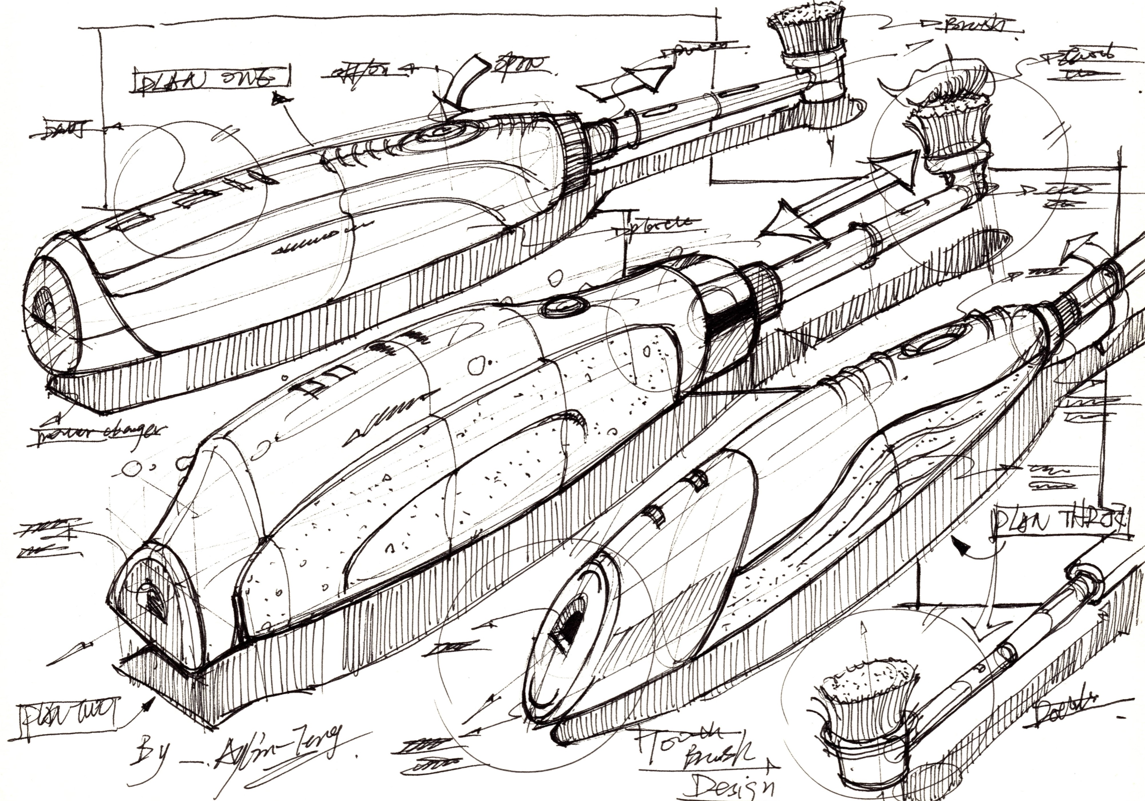 Hand drawn industrial product design，Postgraduate entrance examination for industrial product design，Hand drawn book of product designer，Product design sketch，Product design renderings，Pursue dream Jiangnan Design Postgraduate Entrance Examination，Teng Yilin，