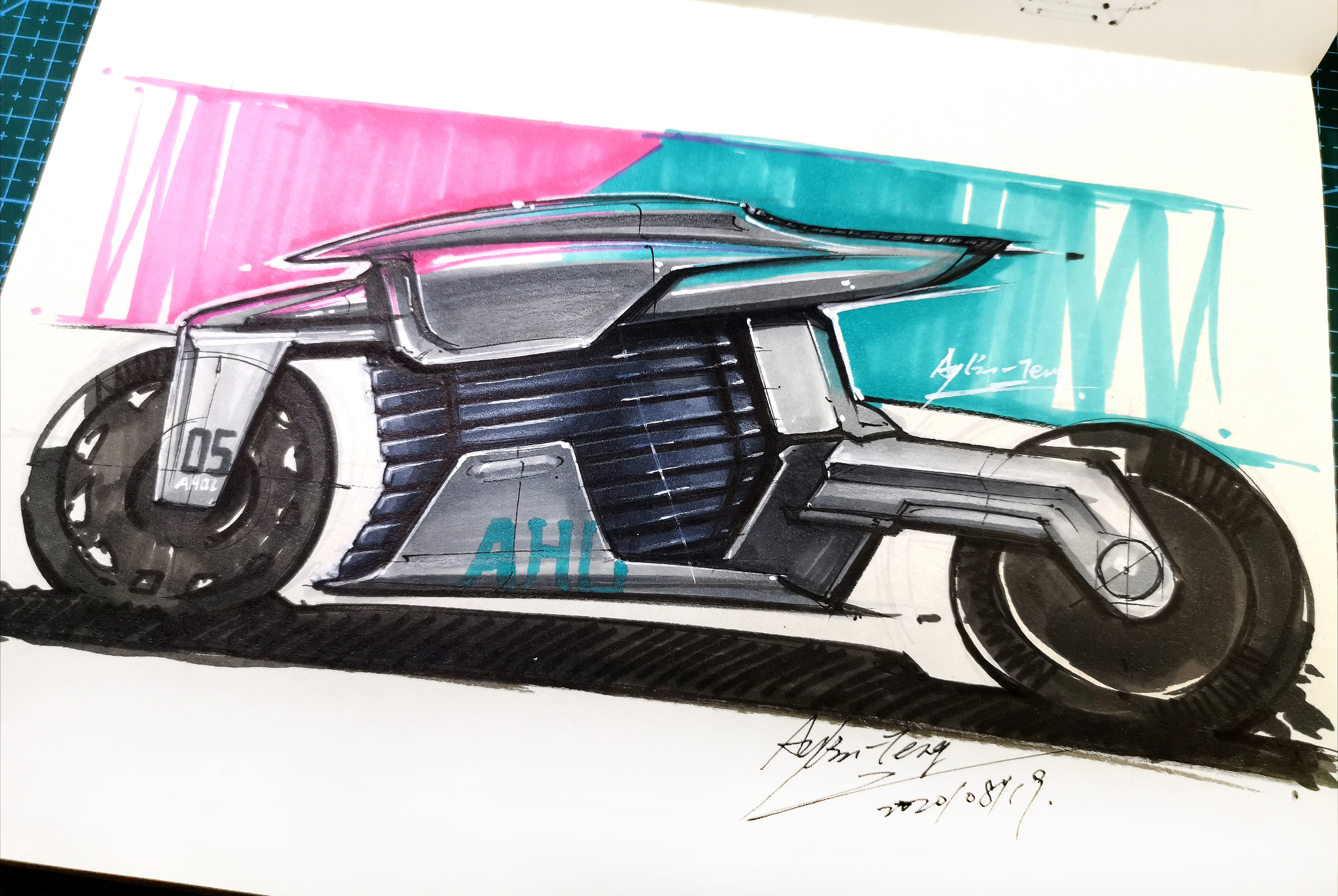 Hand drawn industrial product design，Postgraduate entrance examination for industrial product design，Hand drawn book of product designer，Product design sketch，Product design renderings，Pursue dream Jiangnan Design Postgraduate Entrance Examination，Teng Yilin，