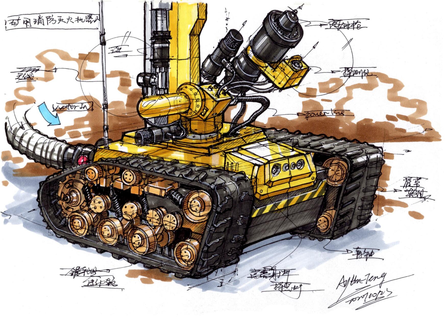 Hand drawn industrial product design，Postgraduate entrance examination for industrial product design，Product designer hand drawing class，Product design sketch，Product design renderings，Pursue dream Jiangnan Design Postgraduate Entrance Examination，Teng Yilin，
