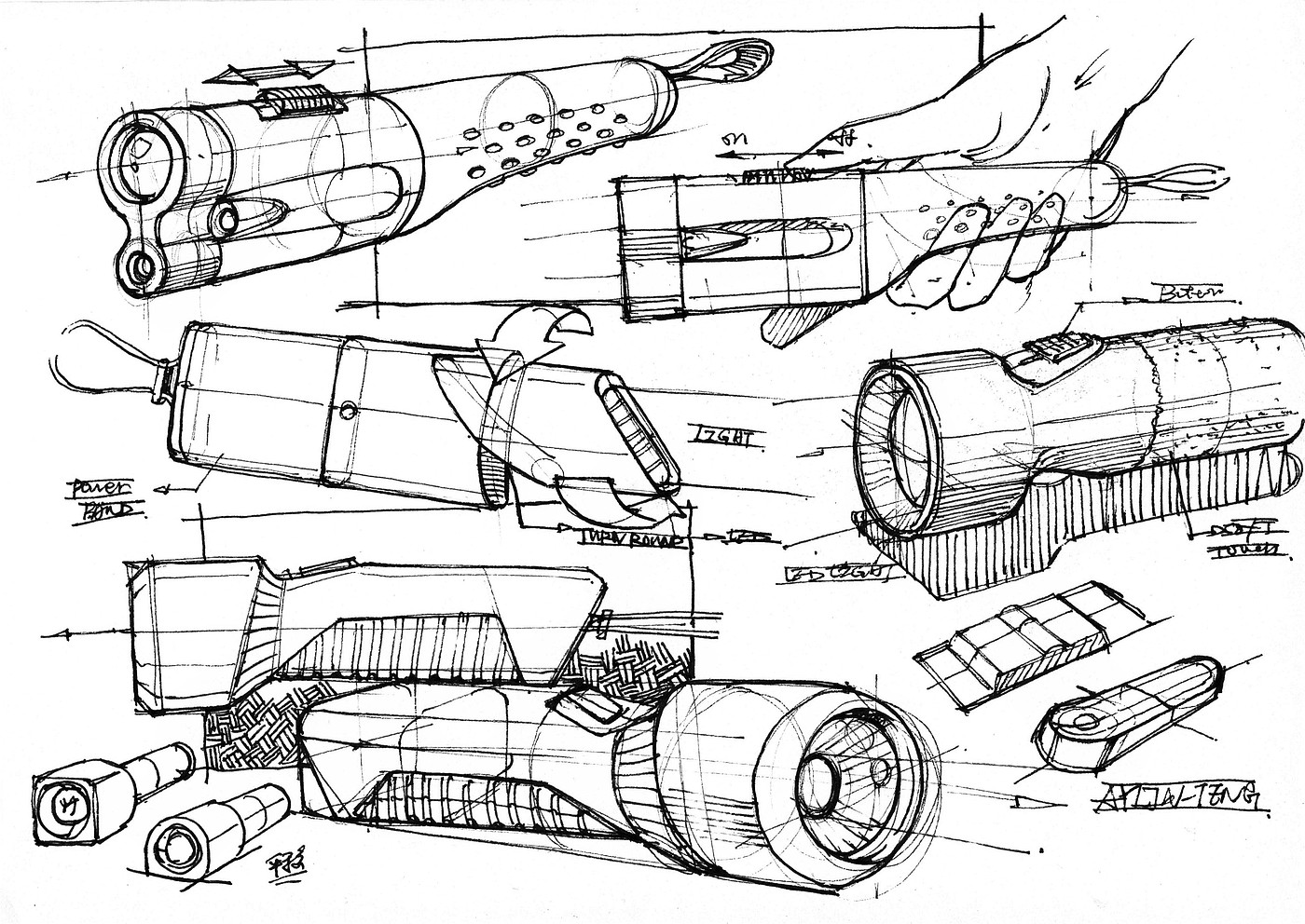 Hand drawn industrial product design，Postgraduate entrance examination for industrial product design，Product designer hand drawing class，Product design sketch，Product design renderings，Pursue dream Jiangnan Design Postgraduate Entrance Examination，Teng Yilin，