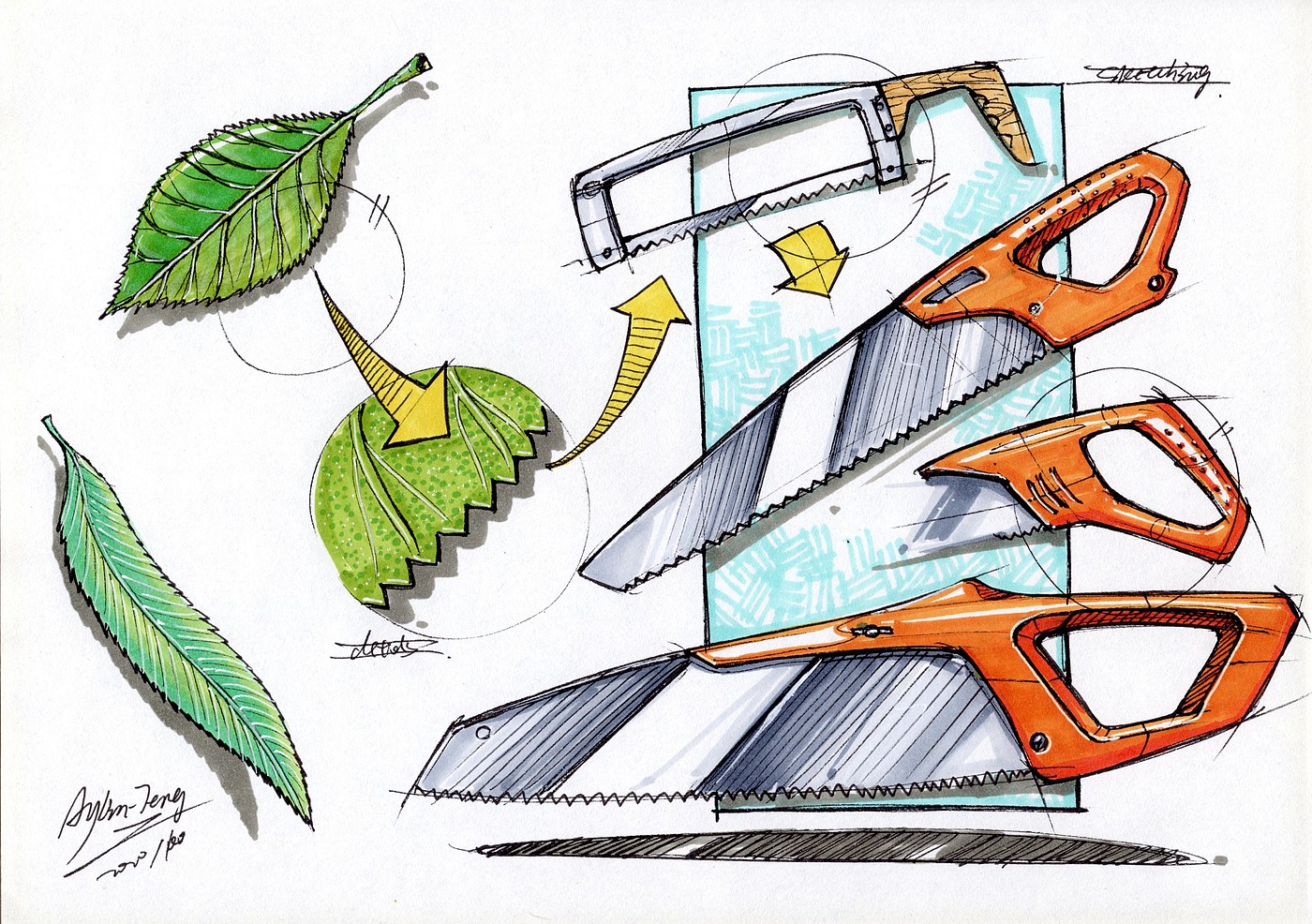 Hand drawn industrial product design，Postgraduate entrance examination for industrial product design，Product designer hand drawing class，Product design sketch，Product design renderings，Pursue dream Jiangnan Design Postgraduate Entrance Examination，Teng Yilin，