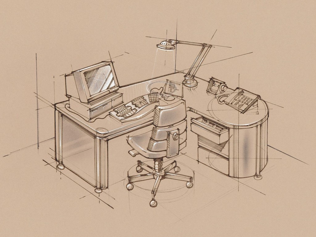 product design，Hand drawn，Line，