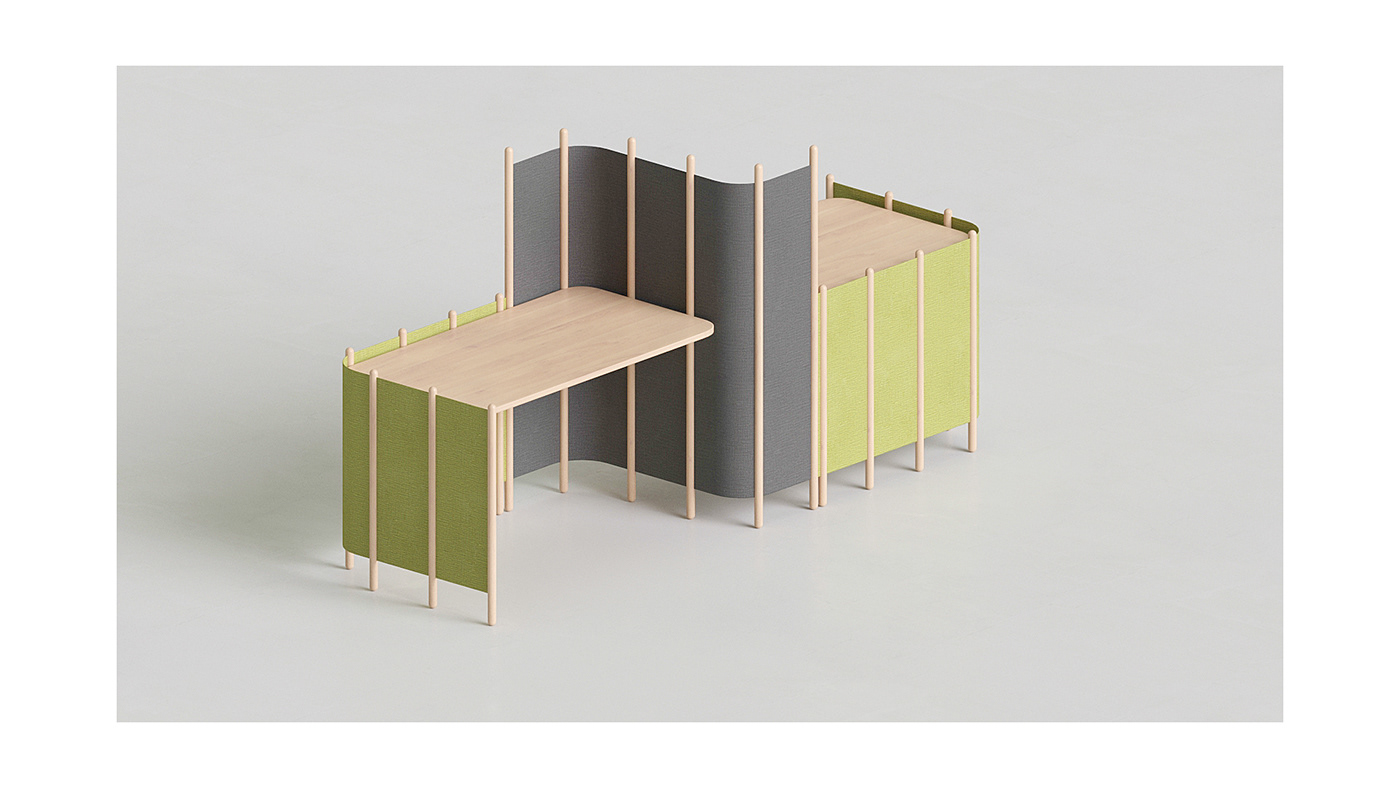 furniture，color，to work in an office，