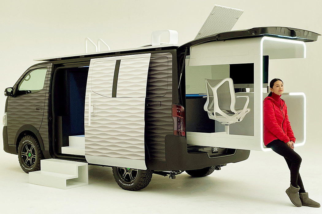 Campervan，concept，office，Stretch，