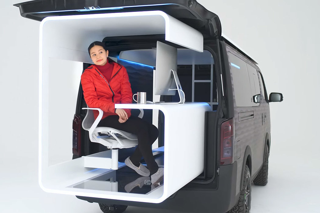 Campervan，concept，office，Stretch，