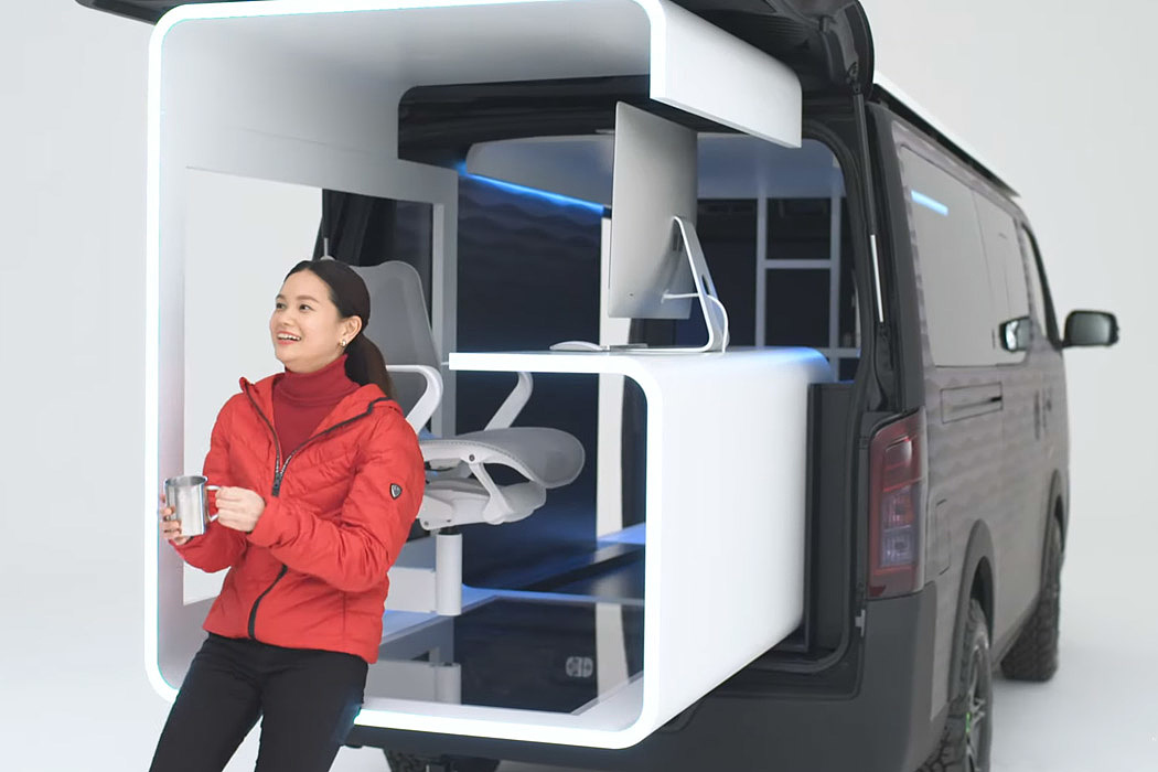 Campervan，concept，office，Stretch，