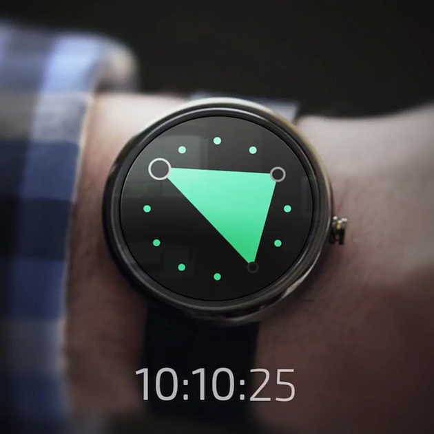 Wrist watch，dynamic，triangle，time，