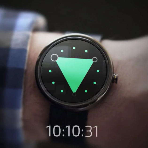Wrist watch，dynamic，triangle，time，