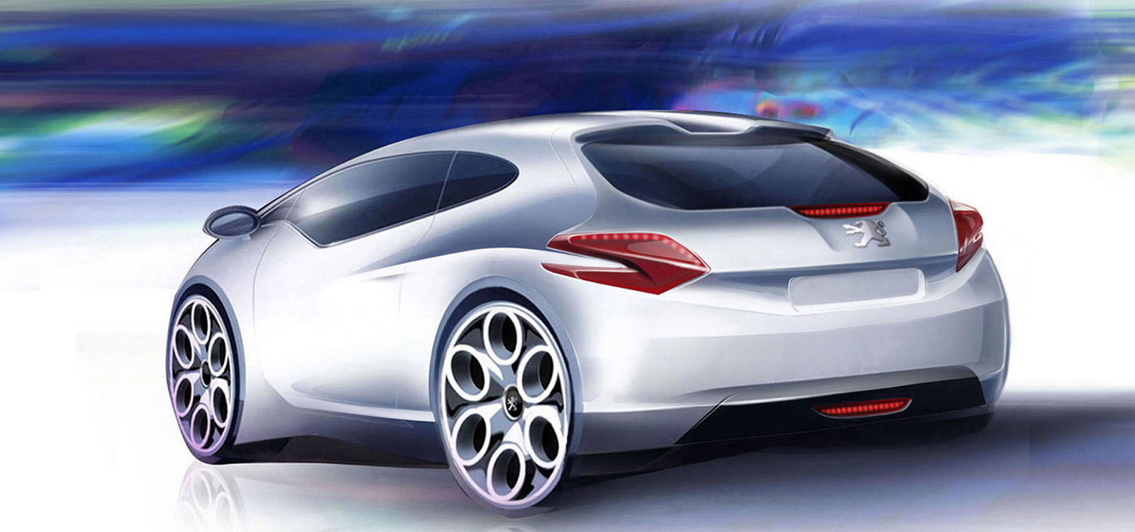 Automobile design，Hand drawn renderings，
