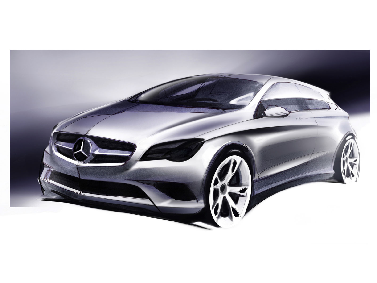 Automobile design，Hand drawn renderings，