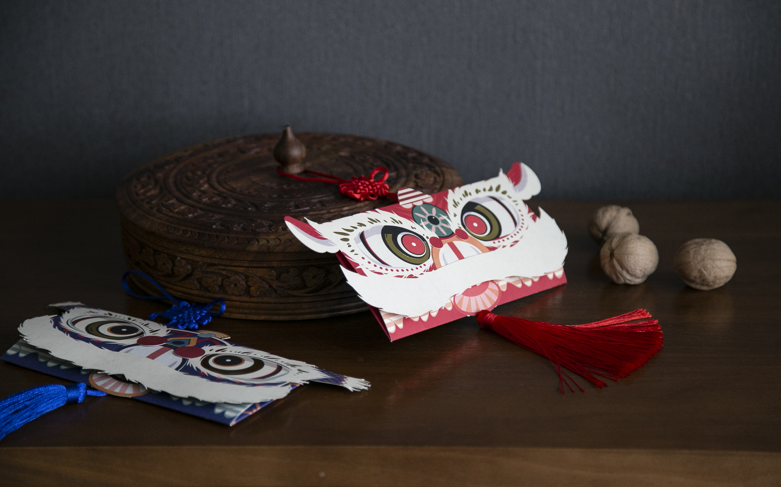 Red envelopes，Lion Dance，Li Shifeng，