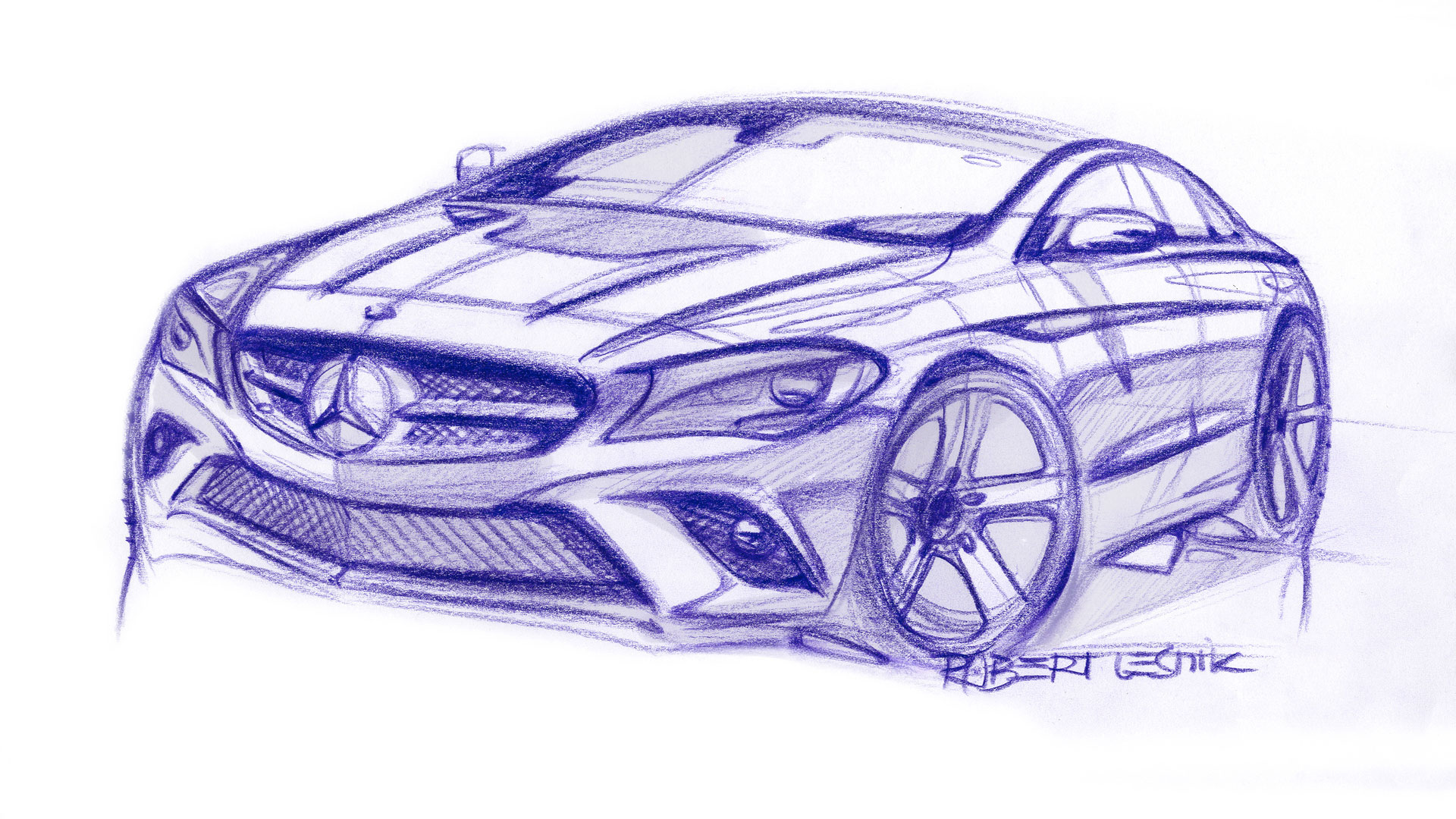 Automobile design，Hand drawn renderings，