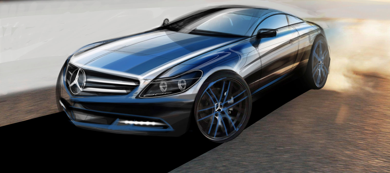 Automobile design，Hand drawn renderings，