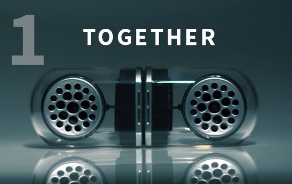 sound，magnet，Split design，polycarbonate，transparent，