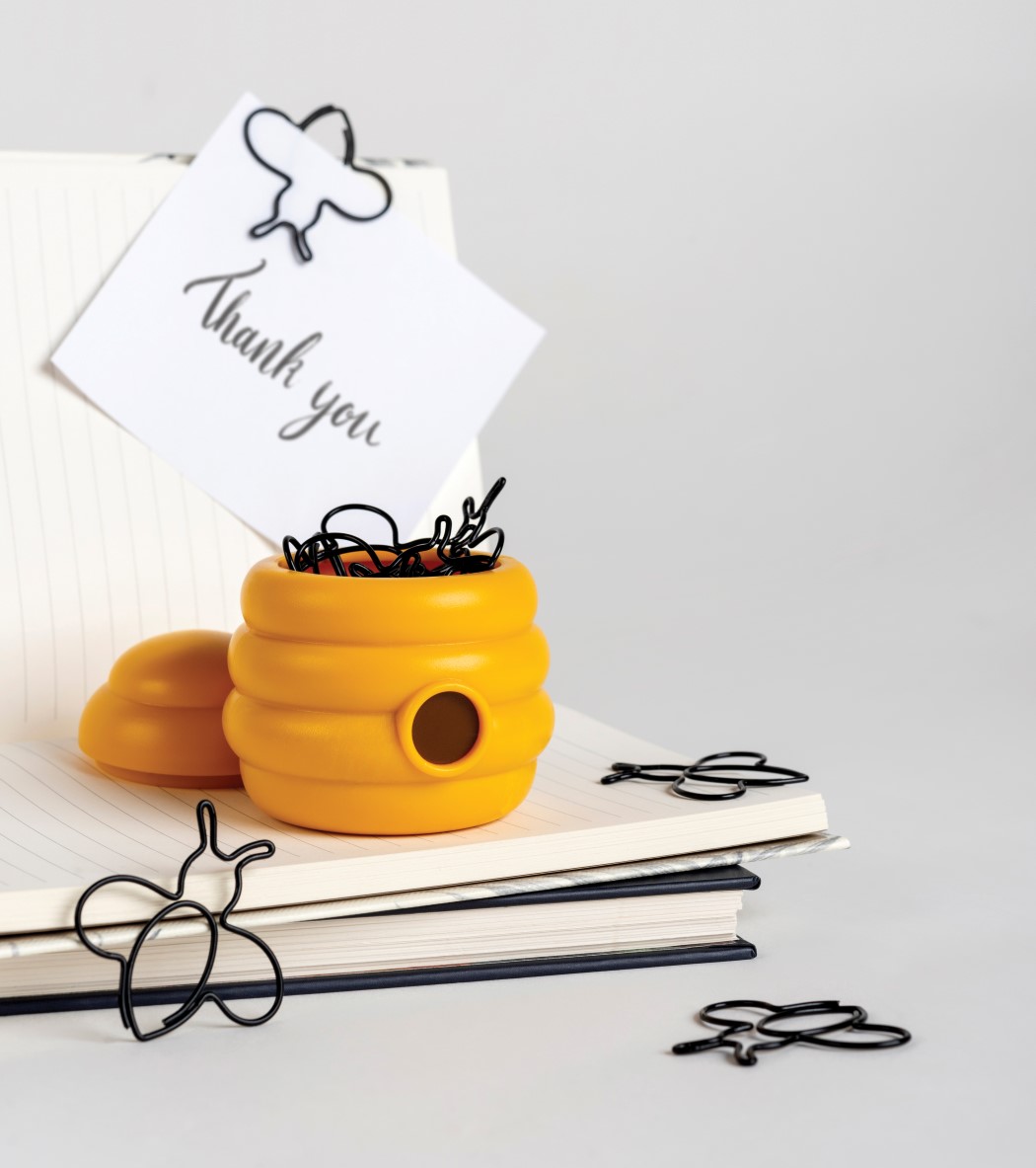 Busy Bees，honeybee，honeycomb，Stationery，Note holder，paper clip，