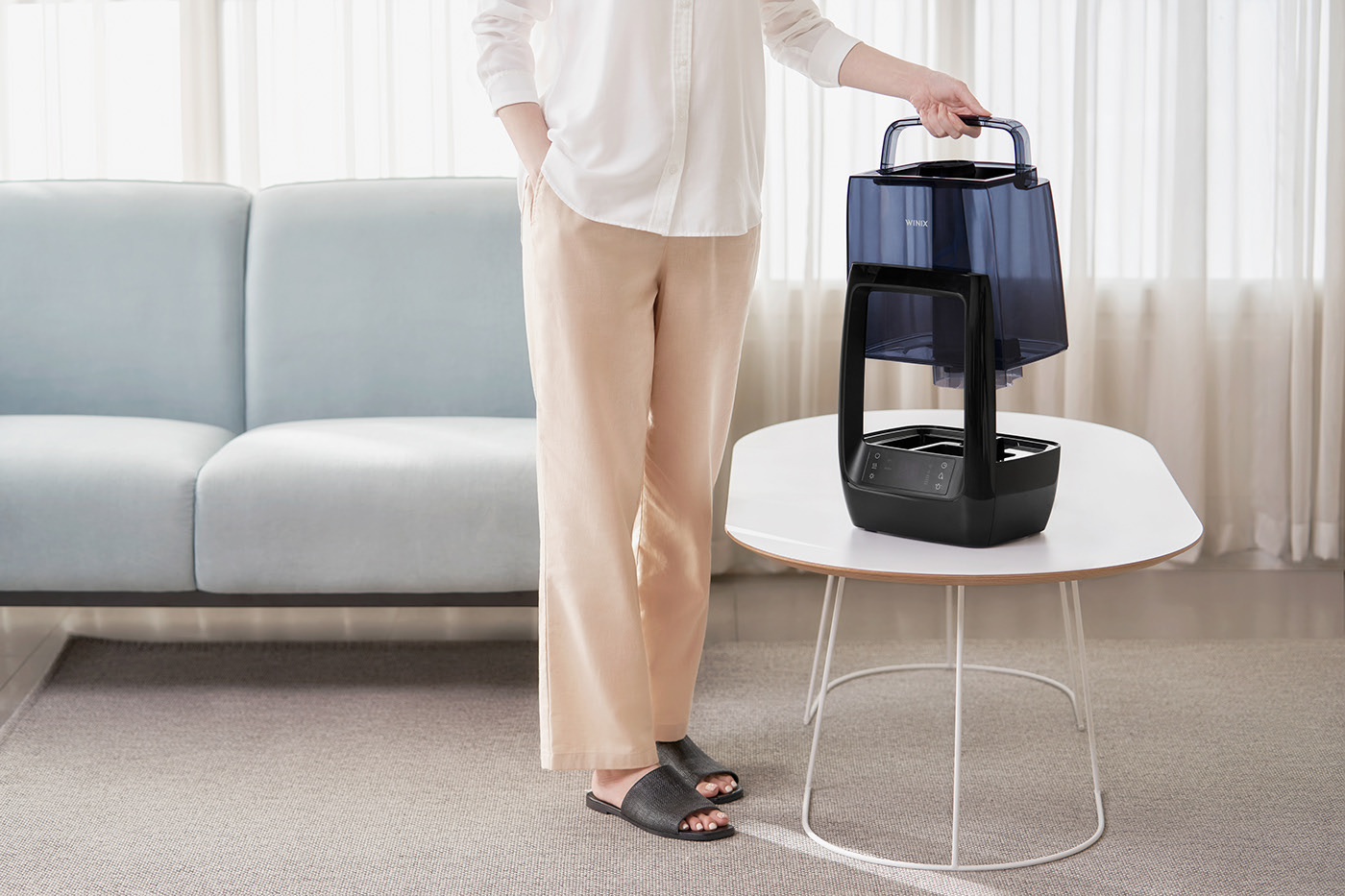 Humidifier，high-capacity，transparent，