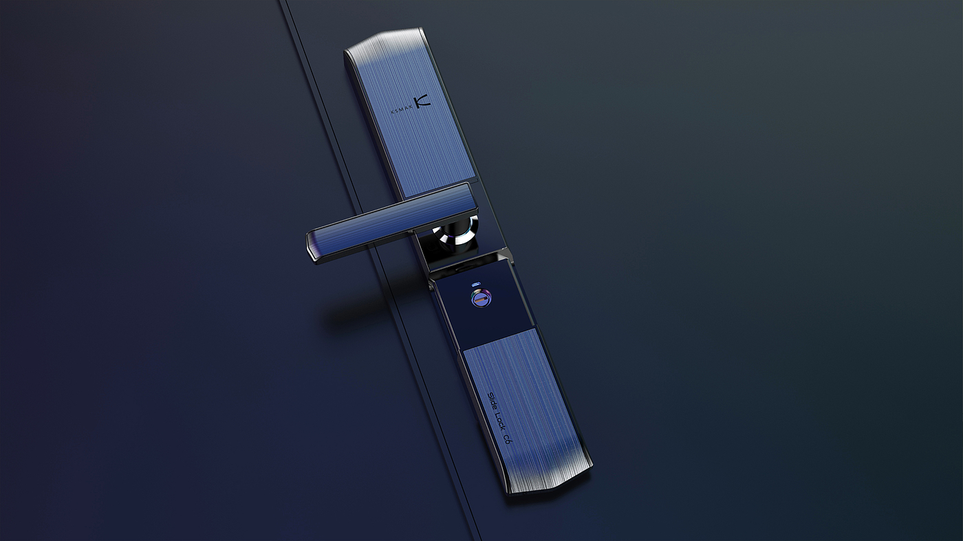 product design，Appearance design，Intelligent fingerprint lock，
