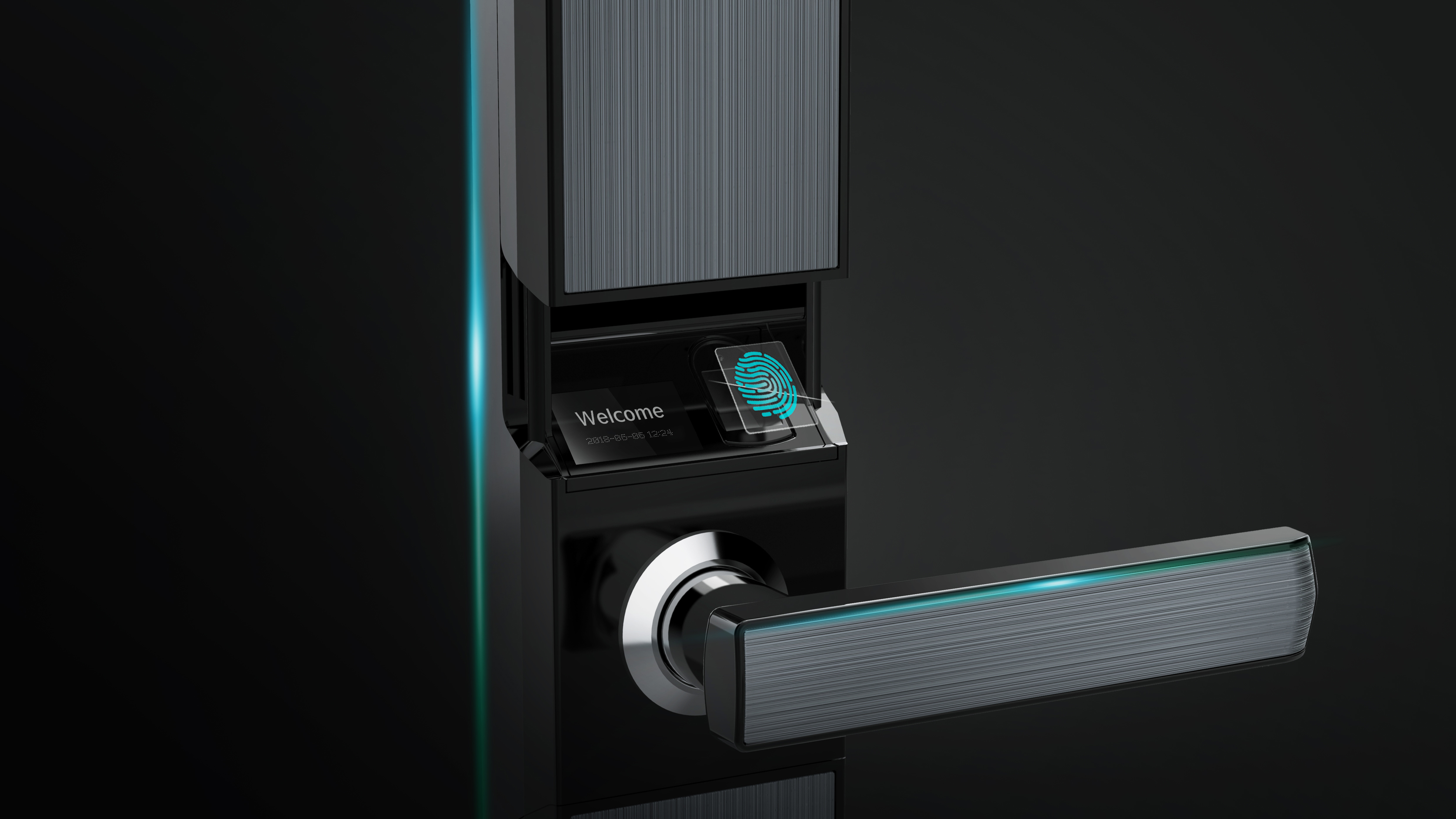 product design，Appearance design，Intelligent fingerprint lock，