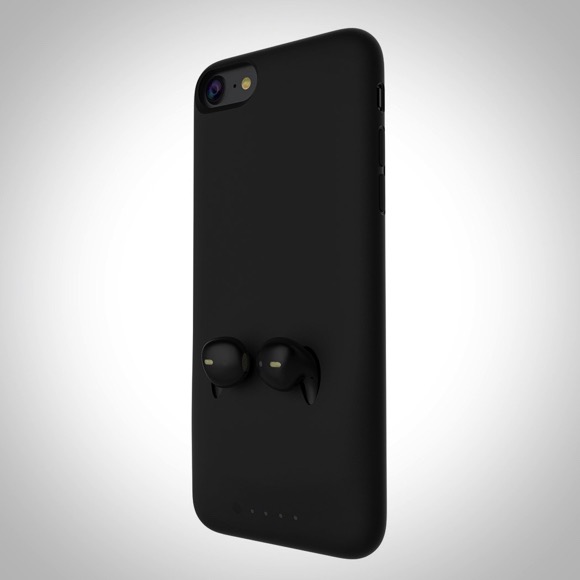 Matte black，Mobile phone shell，airpods，Portable，