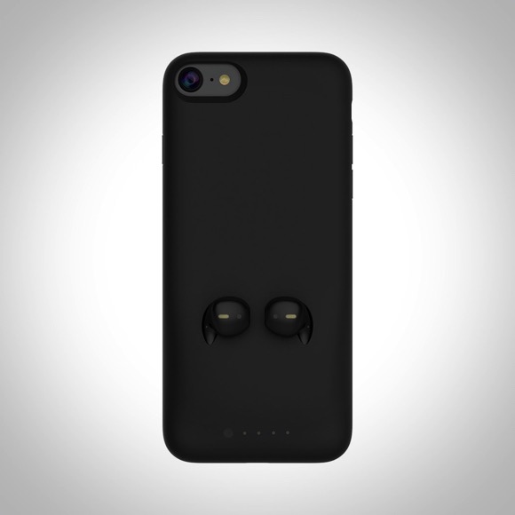 Matte black，Mobile phone shell，airpods，Portable，